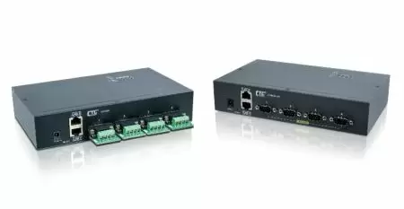 STE400A - 4 × RS232/422/485 к IP-серверу устройств